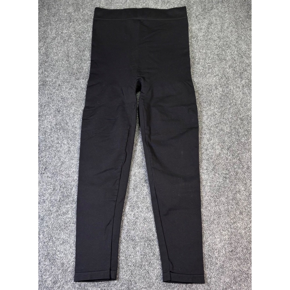 Blanqi Everyday Maternity Belly Support Leggings Black L High Waist Seamless